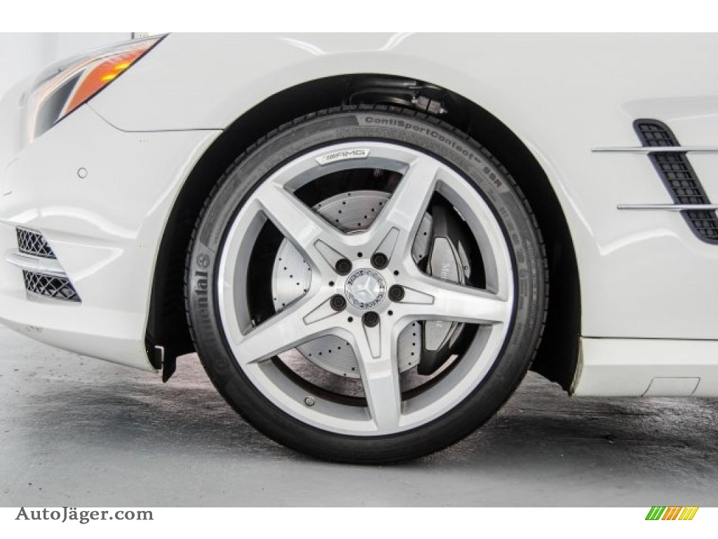 2014 SL 550 Roadster - Diamond White Metallic / Beige/Brown photo #9