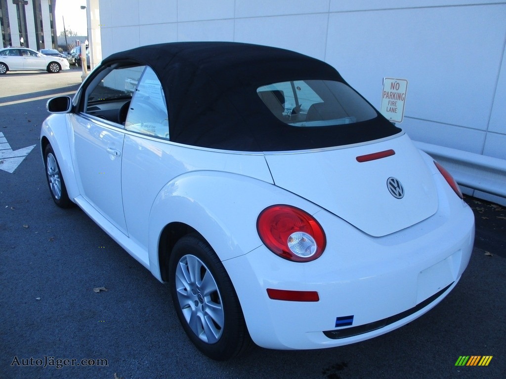 2009 New Beetle 2.5 Convertible - Candy White / Black photo #12