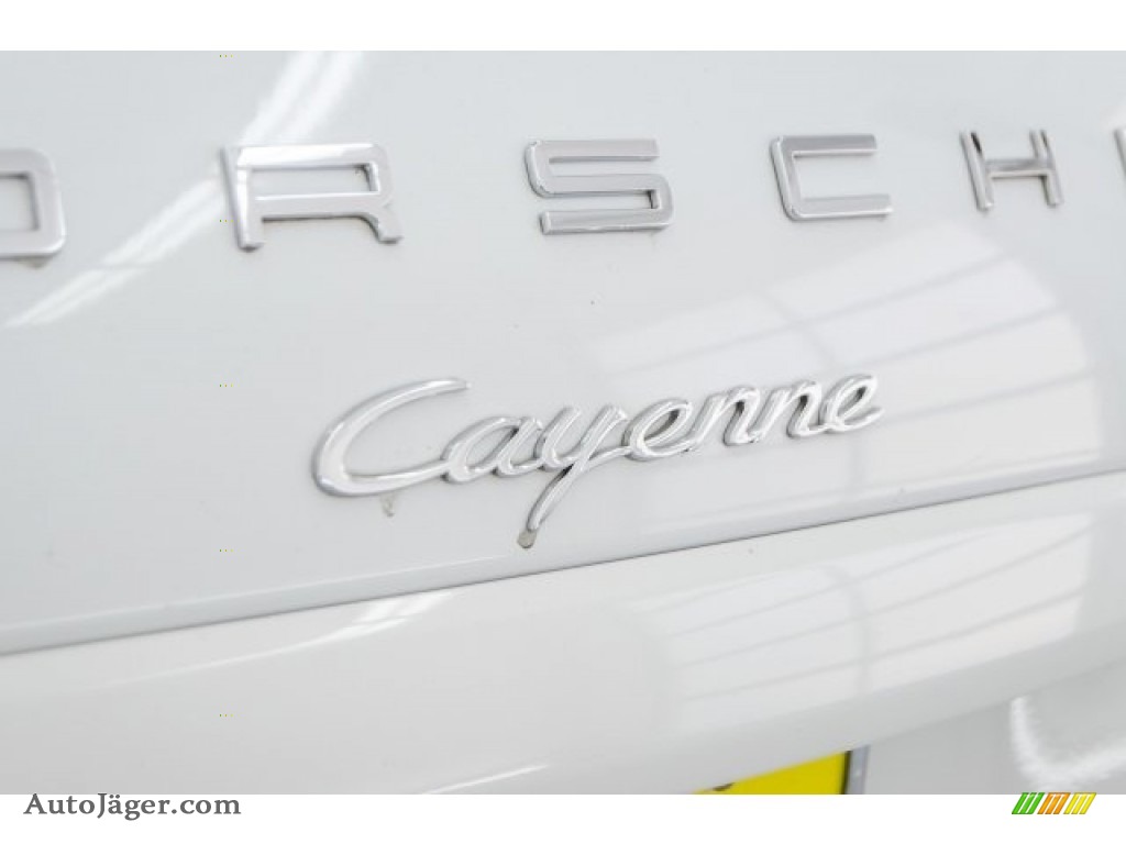 2014 Cayenne Platinum Edition - White / Luxor Beige photo #7