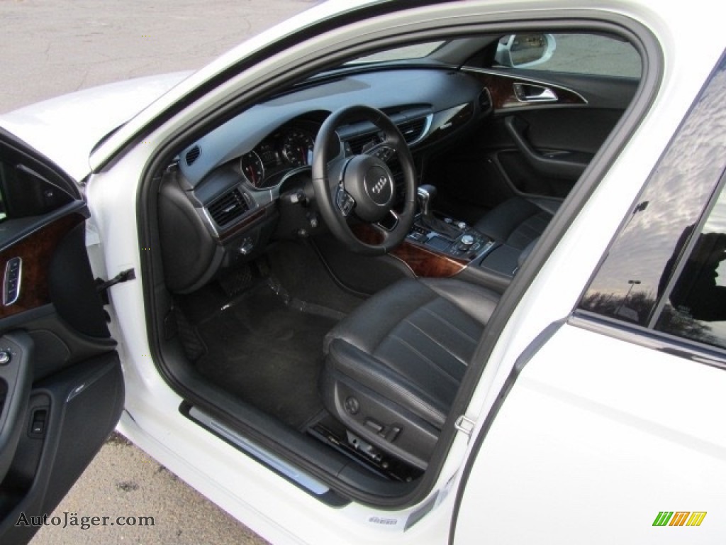 2014 A6 3.0T quattro Sedan - Ibis White / Black photo #17