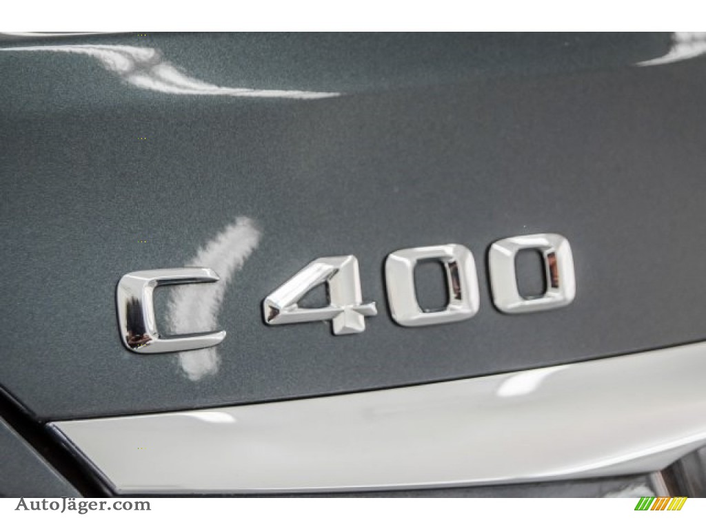 2015 C 400 4Matic - Steel Grey Metallic / Black photo #7