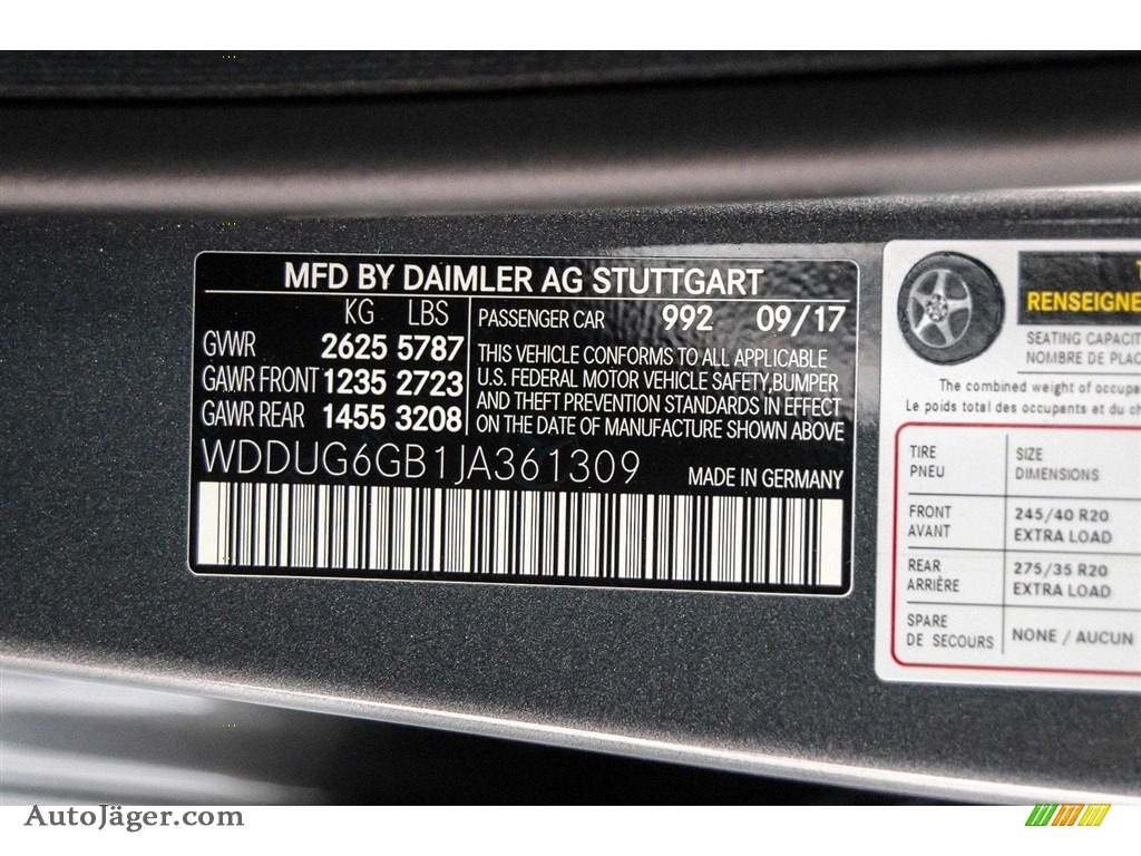 2018 S 450 Sedan - Selenite Grey Metallic / Nut Brown/Black photo #10