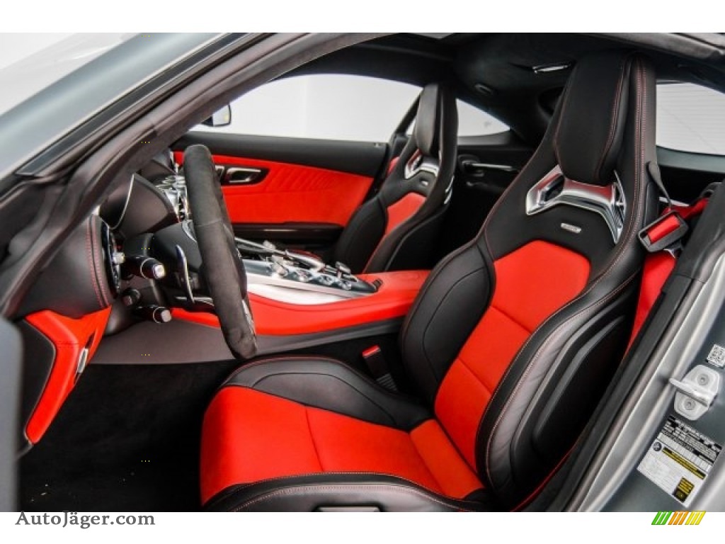 2018 AMG GT S Coupe - designo Selenite Grey Magno (Matte) / Red Pepper/Black photo #13