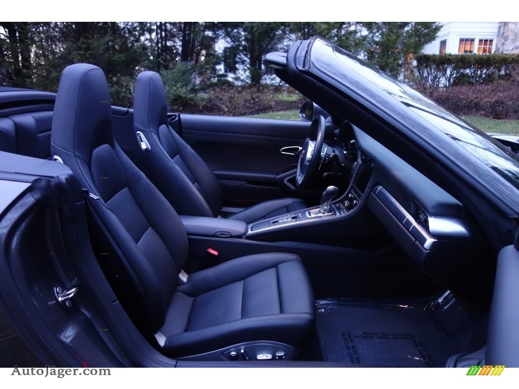 2015 911 Carrera S Cabriolet - Agate Grey Metallic / Black photo #16