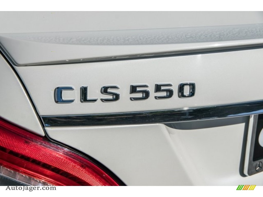 2014 CLS 550 Coupe - Diamond White Metallic / Almond/Mocha photo #7