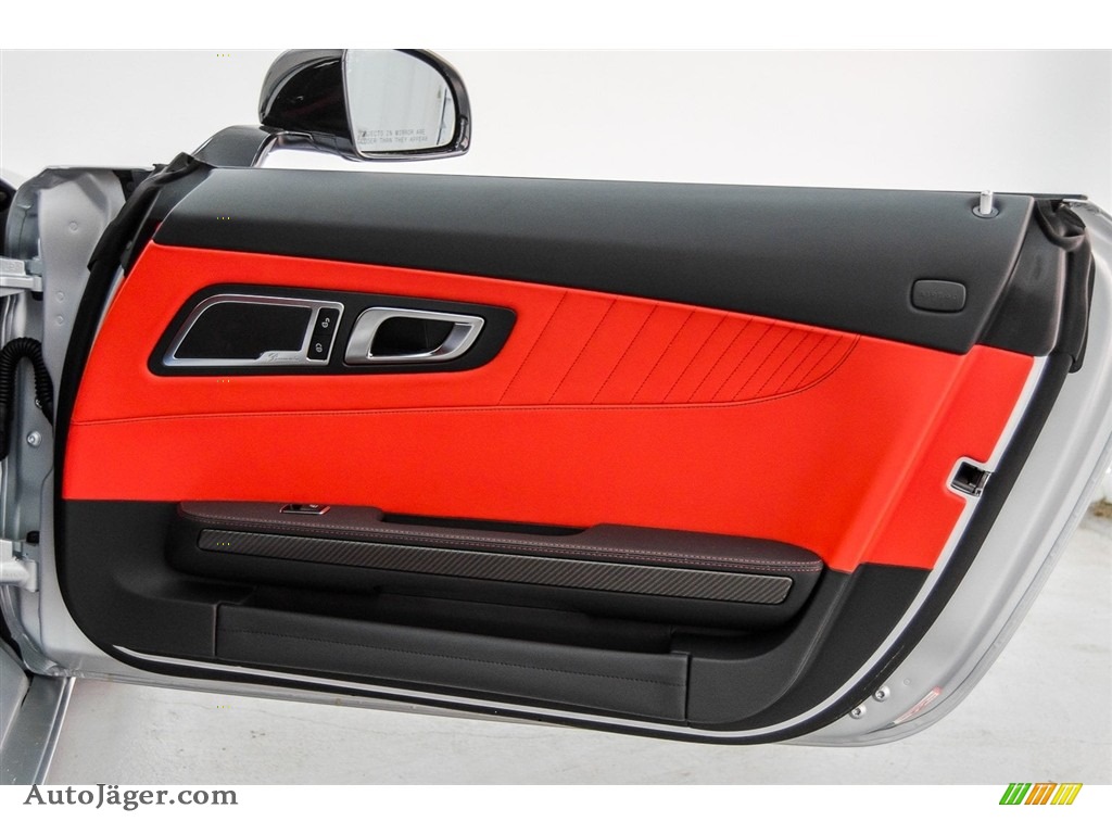 2018 AMG GT C Roadster - designo Iridium Silver Magno (Matte) / Red Pepper/Black photo #31