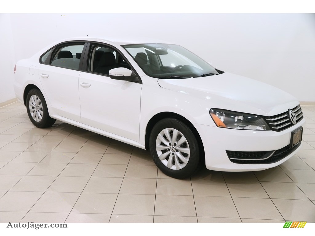 2013 Passat 2.5L S - Candy White / Titan Black photo #1