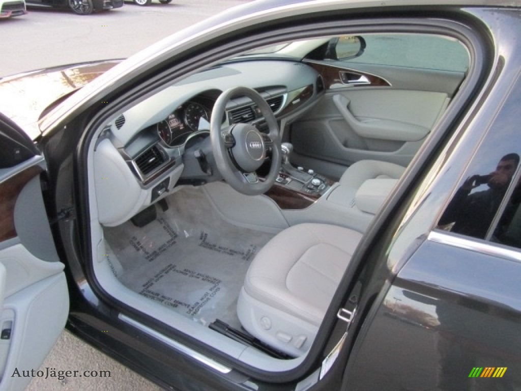 2013 A6 3.0T quattro Sedan - Oolong Gray Metallic / Titanium Gray photo #17