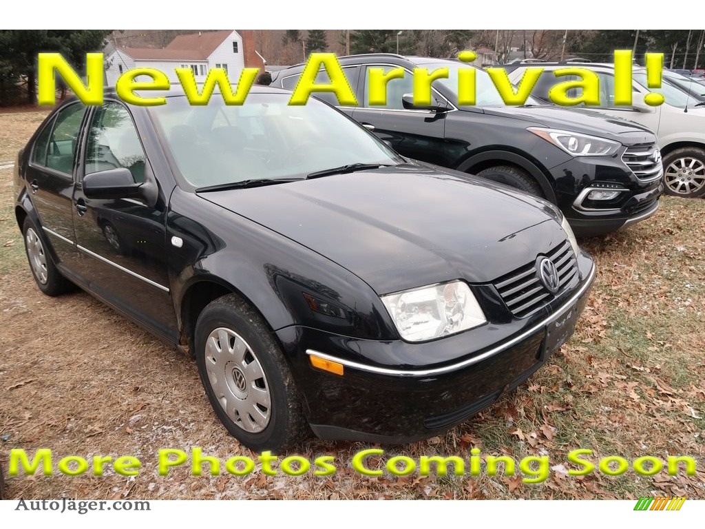 Black / Black Volkswagen Jetta GL Sedan