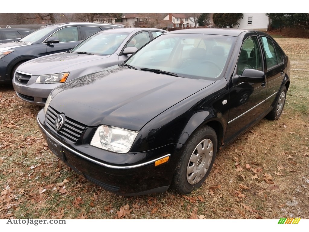 2004 Jetta GL Sedan - Black / Black photo #3