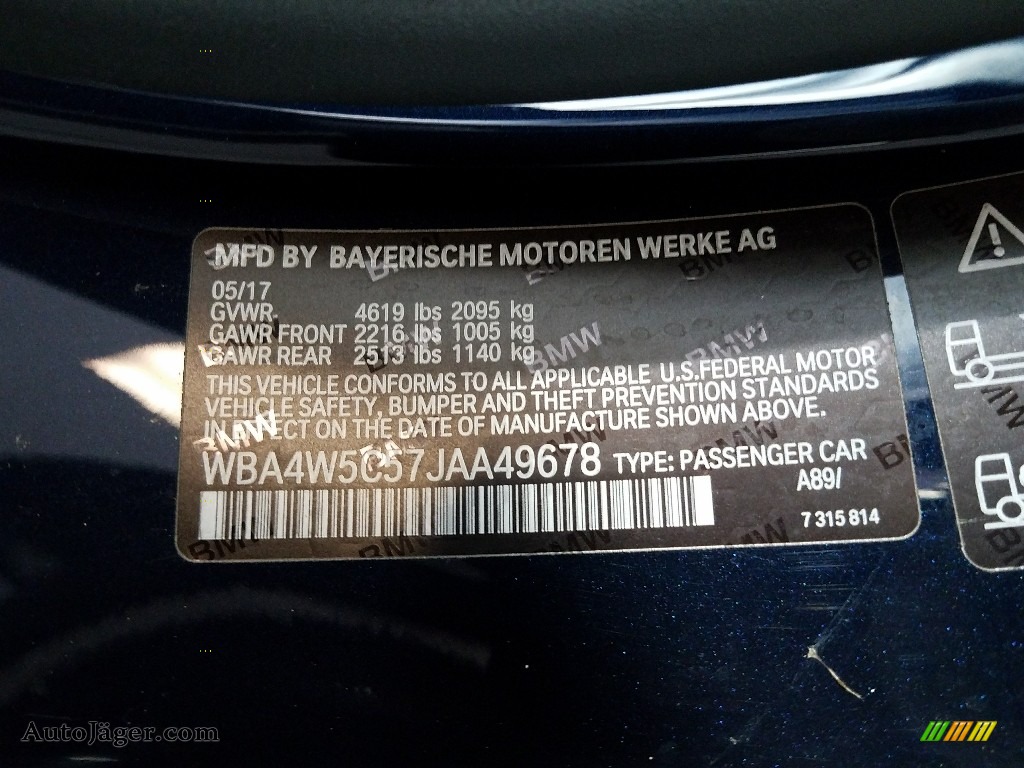 2018 4 Series 430i xDrive Coupe - Imperial Blue Metallic / Black photo #21