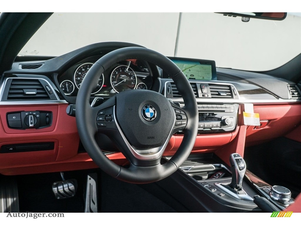 2018 4 Series 440i Coupe - Jet Black / Coral Red photo #5