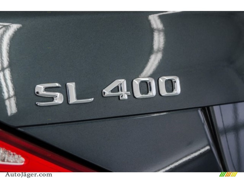 2015 SL 400 Roadster - Steel Grey Metallic / Bengal Red/Black photo #7