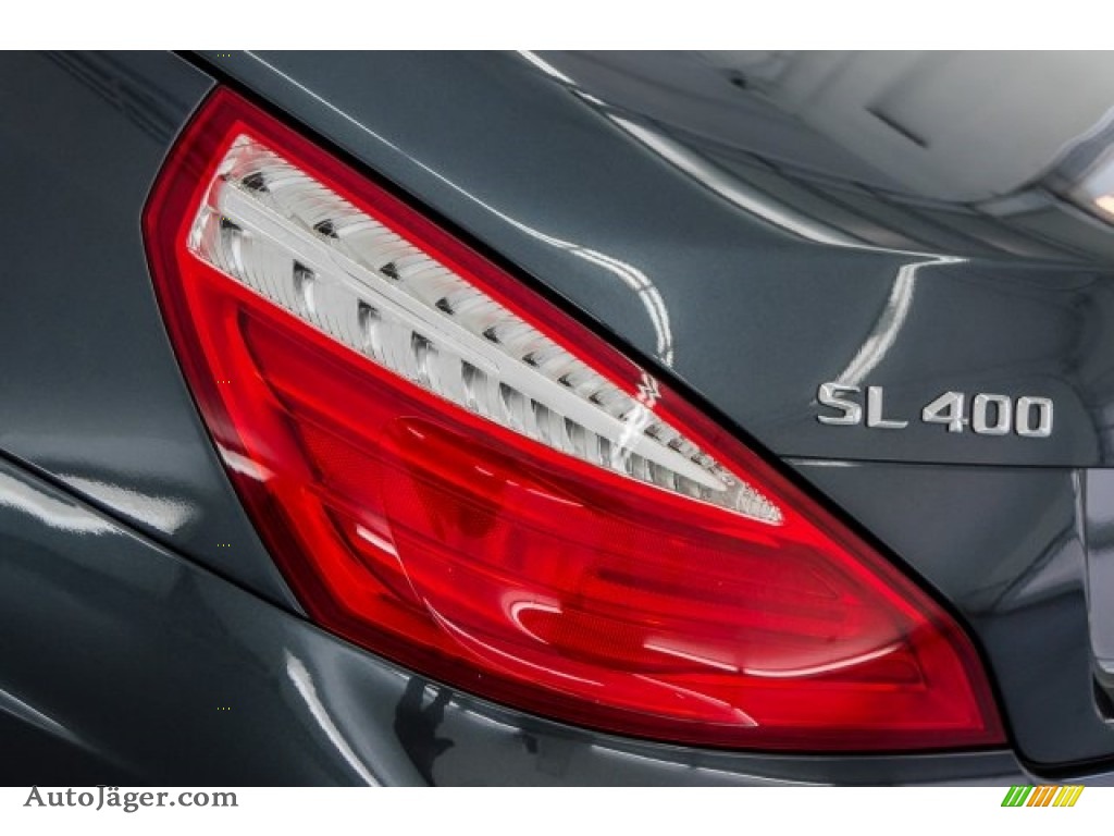 2015 SL 400 Roadster - Steel Grey Metallic / Bengal Red/Black photo #23