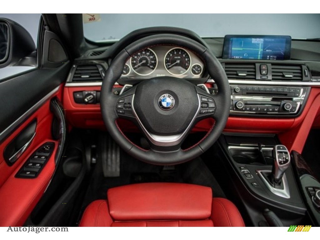 2015 4 Series 428i Convertible - Mineral Grey Metallic / Coral Red/Black Highlight photo #4