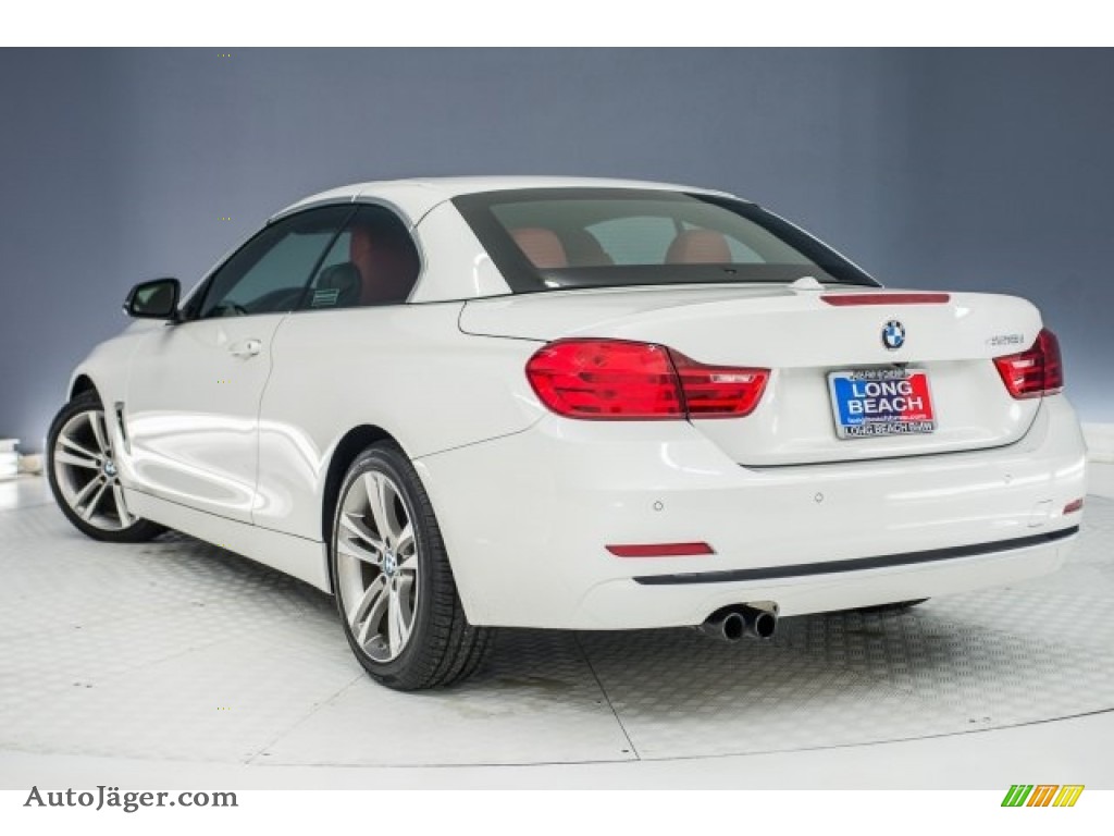 2015 4 Series 428i Convertible - Mineral Grey Metallic / Coral Red/Black Highlight photo #10