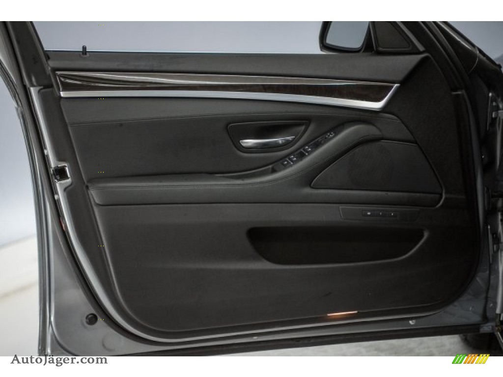 2015 5 Series 528i Sedan - Space Gray Metallic / Black photo #18