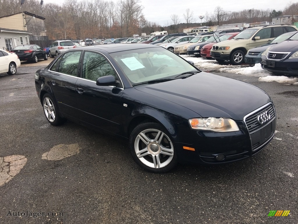 Deep Sea Blue Pearl Effect / Ebony Audi A4 2.0T quattro Sedan