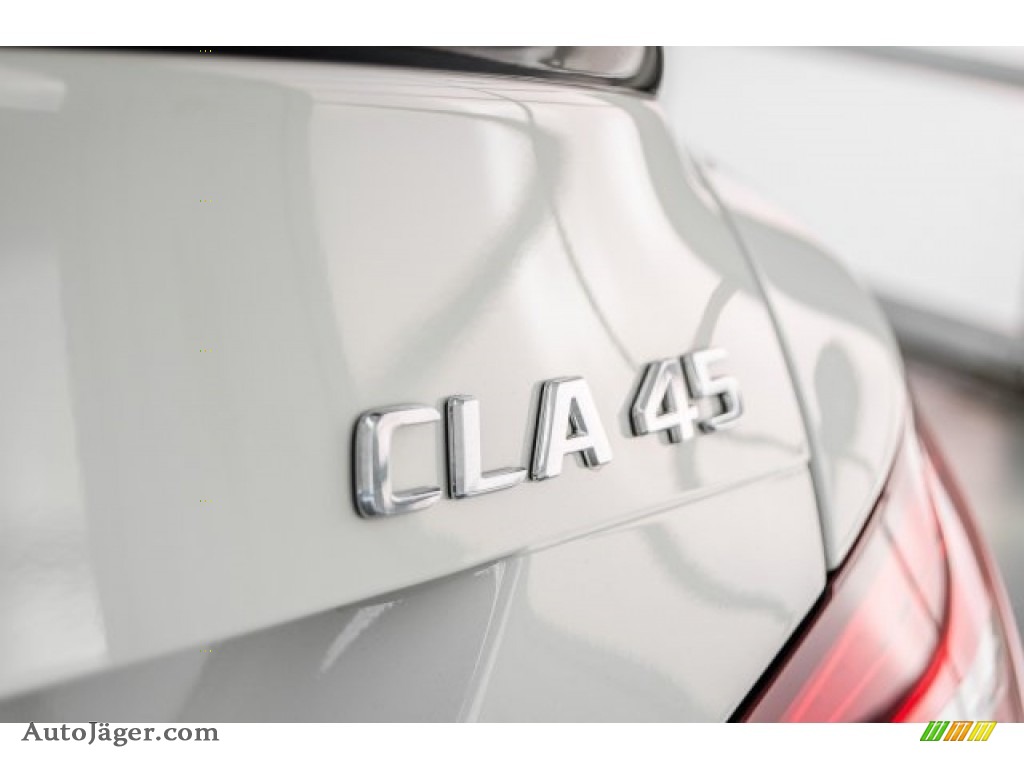 2018 CLA AMG 45 Coupe - Cirrus White / Black/DINAMICA w/Red stitching photo #7