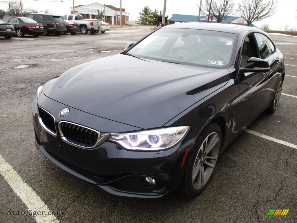 2015 4 Series 428i xDrive Gran Coupe - Imperial Blue Metallic / Oyster/Black photo #7