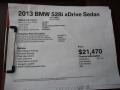 BMW 5 Series 528i xDrive Sedan Jet Black photo #12