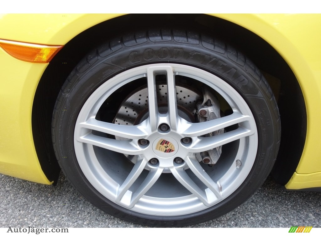 2013 911 Carrera Cabriolet - Racing Yellow / Black photo #9