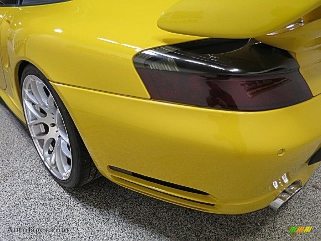 2002 911 Turbo Coupe - Speed Yellow / Black photo #14