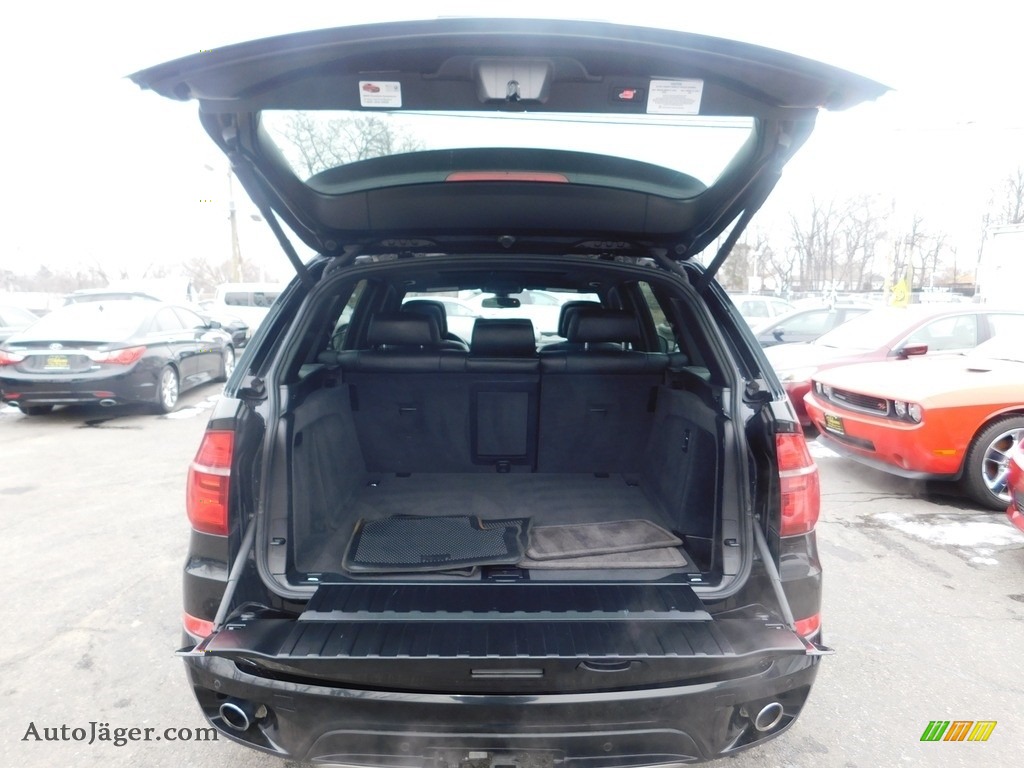 2012 X5 xDrive35i Premium - Carbon Black Metallic / Black photo #54
