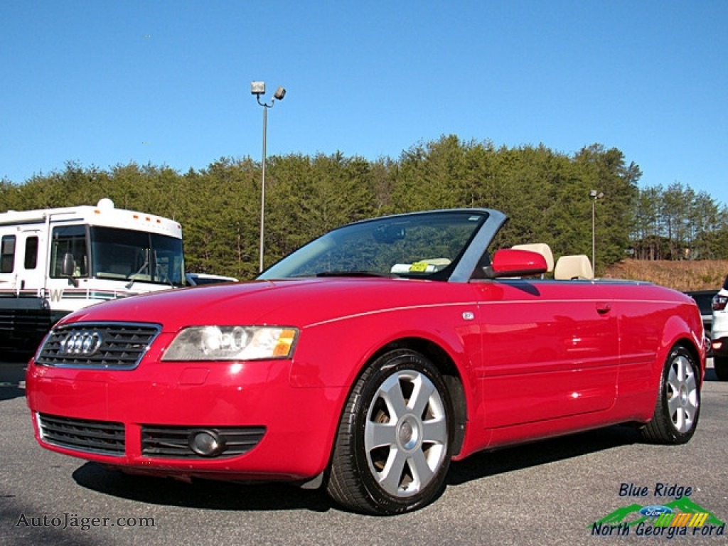 Amulet Red / Beige Audi A4 1.8T Cabriolet