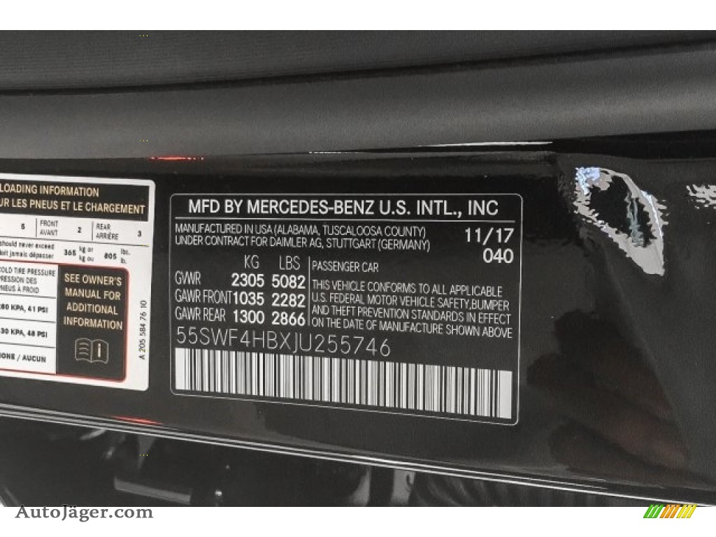 2018 C 350e Plug-in Hybrid Sedan - Black / Silk Beige/Black photo #11