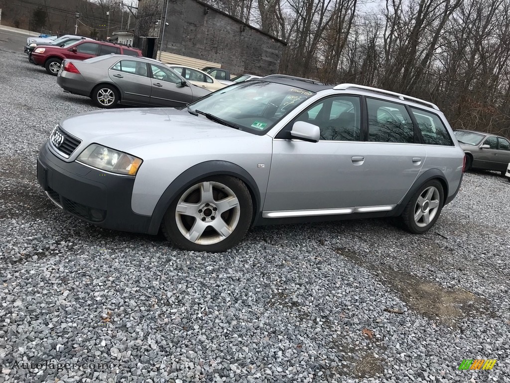 2002 Allroad 2.7T quattro - Light Silver Metallic / Platinum/Saber Black photo #1