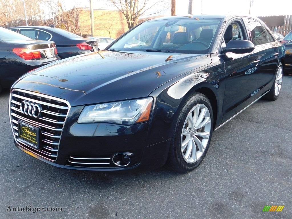 2012 A8 L 4.2 quattro - Havanna Black Metallic / Black photo #1