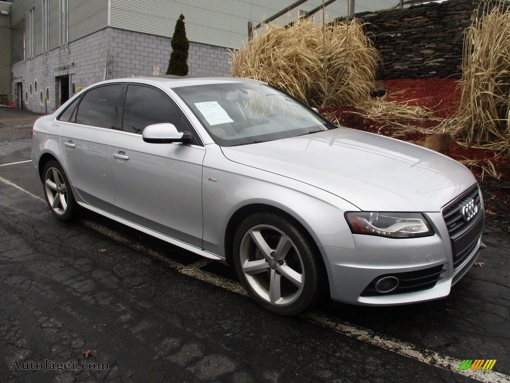 Ice Silver Metallic / Light Gray Audi A4 2.0T quattro Sedan