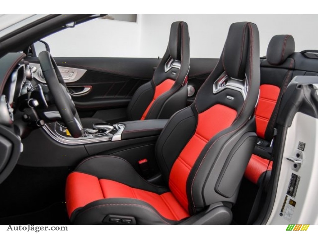 2018 C 63 AMG Cabriolet - designo Cashmere White Magno / Red Pepper/Black photo #16