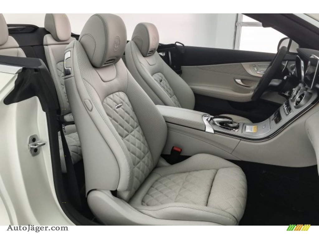 2018 C 63 S AMG Cabriolet - designo Cashmere White Magno / Crystal Grey/Black photo #6