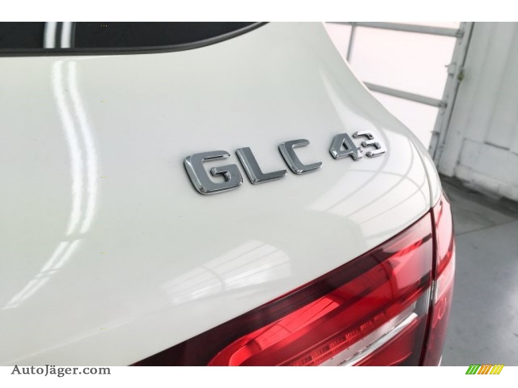 2018 GLC AMG 43 4Matic - designo Diamond White Metallic / Saddle Brown/Black photo #7