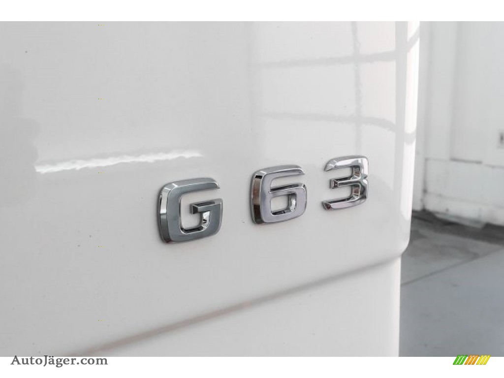 2018 G 63 AMG - Polar White / designo Black photo #25