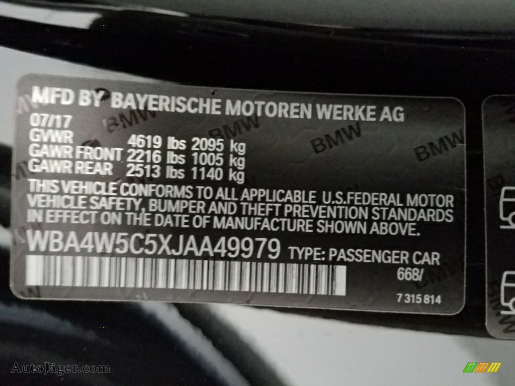 2018 4 Series 430i xDrive Coupe - Jet Black / Black photo #28