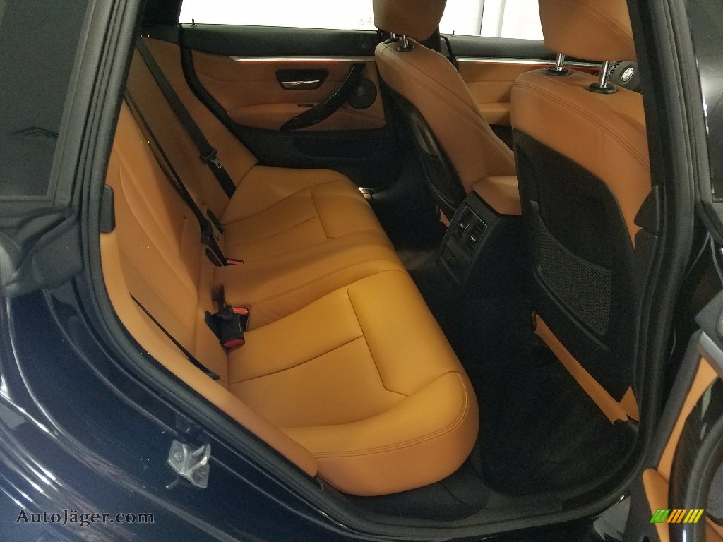 2018 4 Series 430i xDrive Gran Coupe - Black Sapphire Metallic / Cognac photo #11