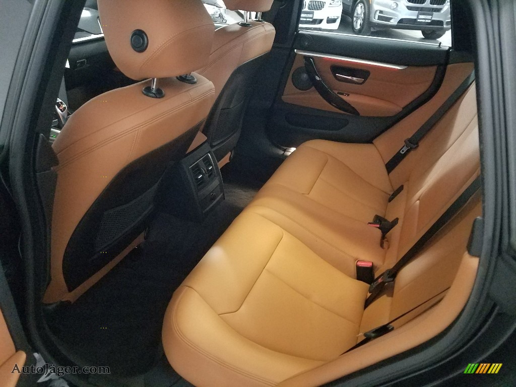 2018 4 Series 430i xDrive Gran Coupe - Black Sapphire Metallic / Cognac photo #14