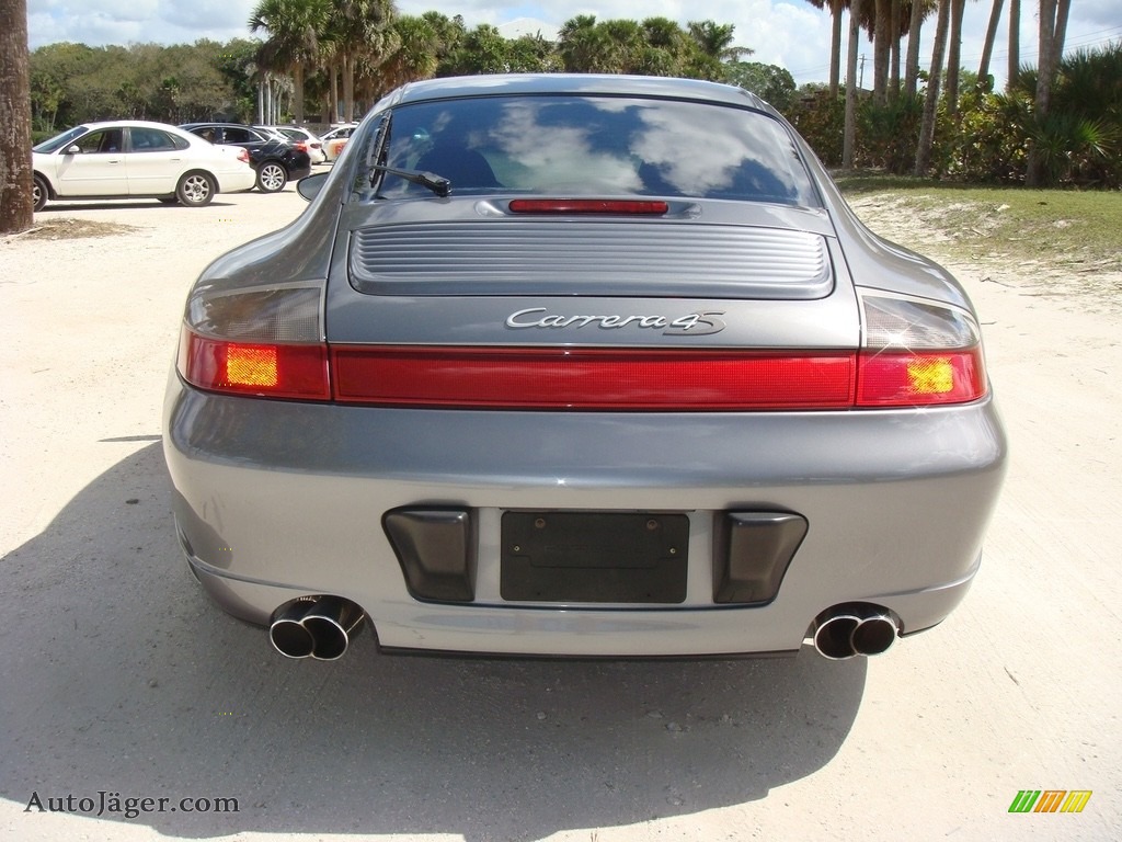 2003 911 Carrera 4S Coupe - Seal Grey Metallic / Graphite Grey photo #6