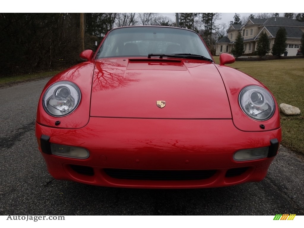 1998 911 Carrera S Coupe - Guards Red / Black photo #2