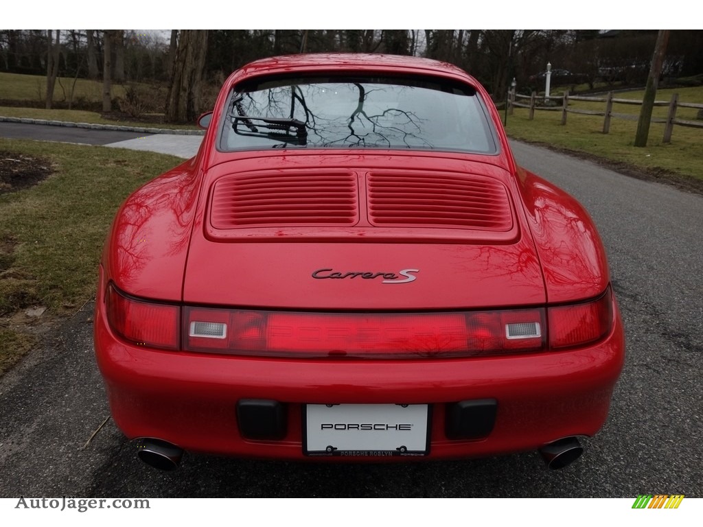 1998 911 Carrera S Coupe - Guards Red / Black photo #5