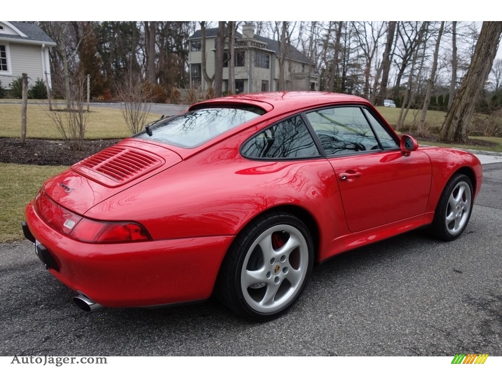1998 911 Carrera S Coupe - Guards Red / Black photo #6