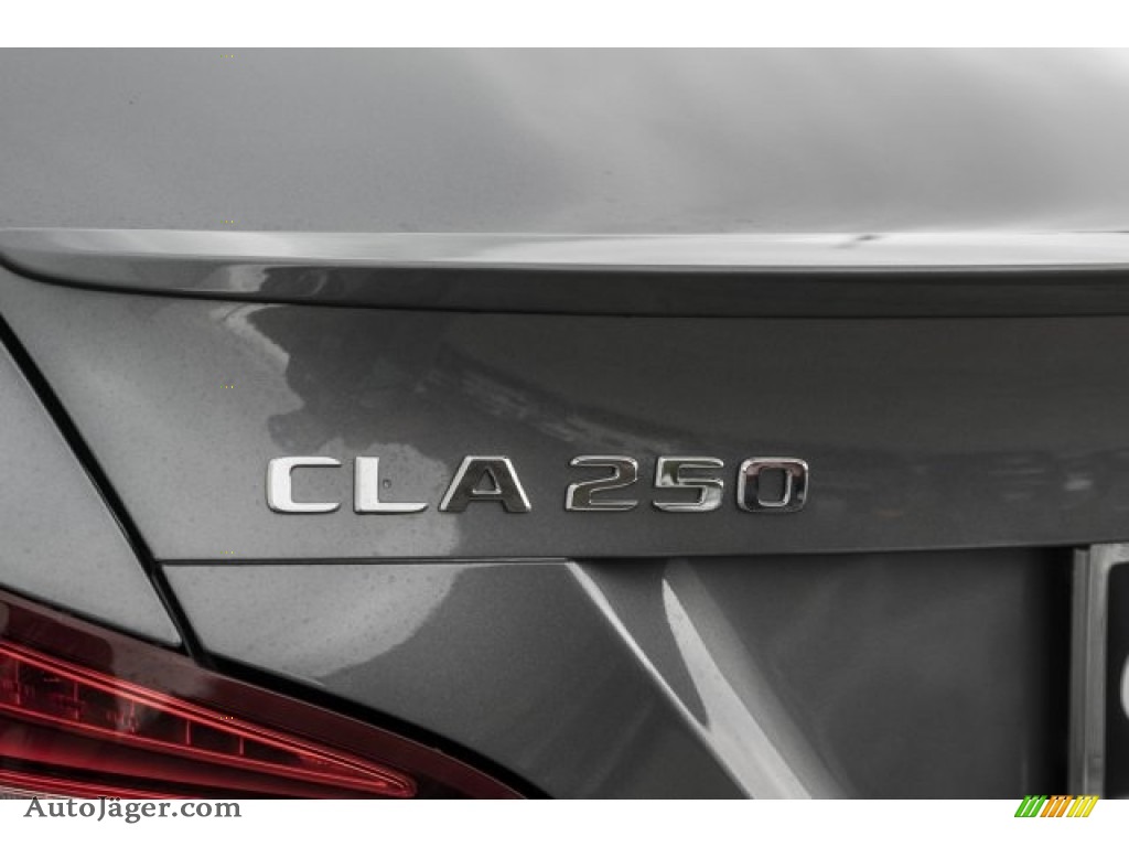 2018 CLA 250 Coupe - Mountain Grey Metallic / Black photo #7
