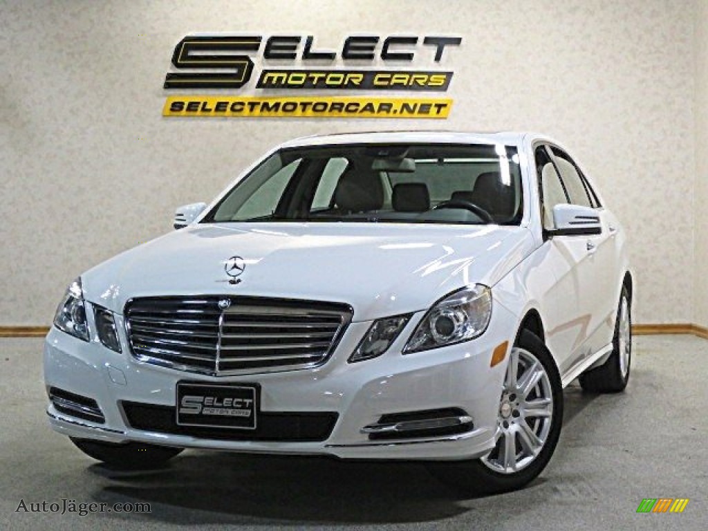 Polar White / Almond/Black Mercedes-Benz E 350 4Matic Sedan