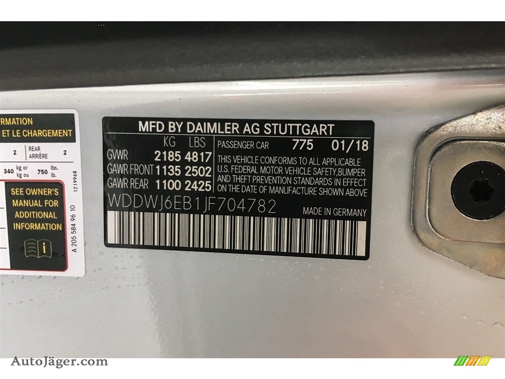 2018 C 43 AMG 4Matic Coupe - Iridium Silver Metallic / Black photo #23