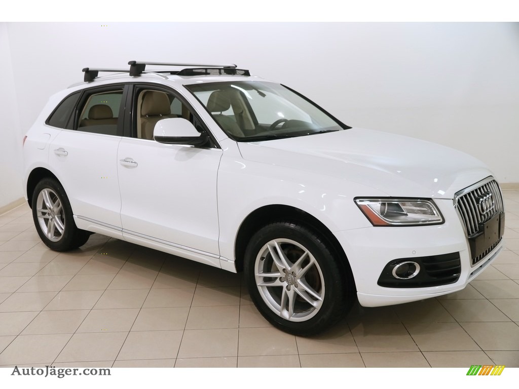 2017 Q5 2.0 TFSI Premium quattro - Ibis White / Pistachio Beige photo #1