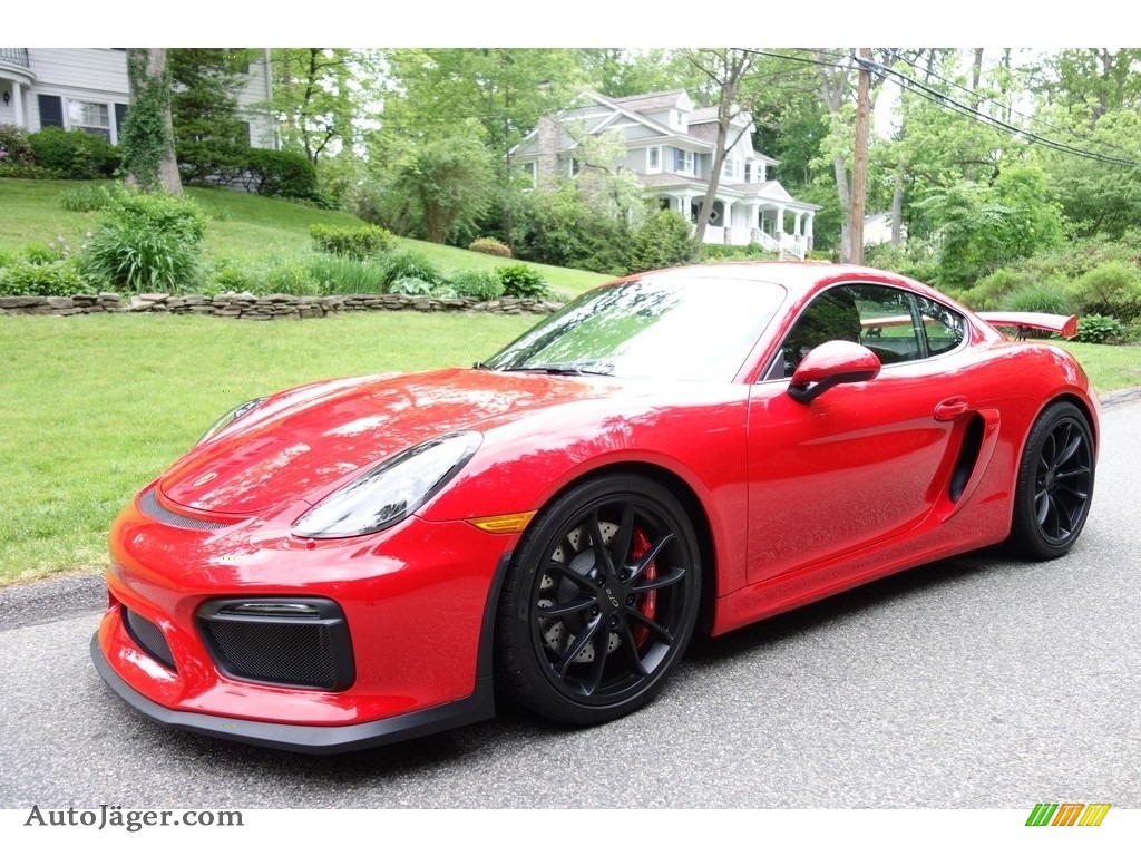 2016 Cayman GT4 - Guards Red / Black photo #1