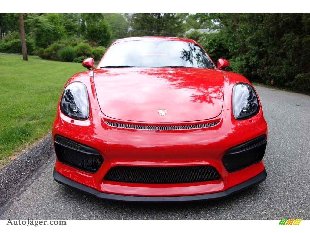 2016 Cayman GT4 - Guards Red / Black photo #2